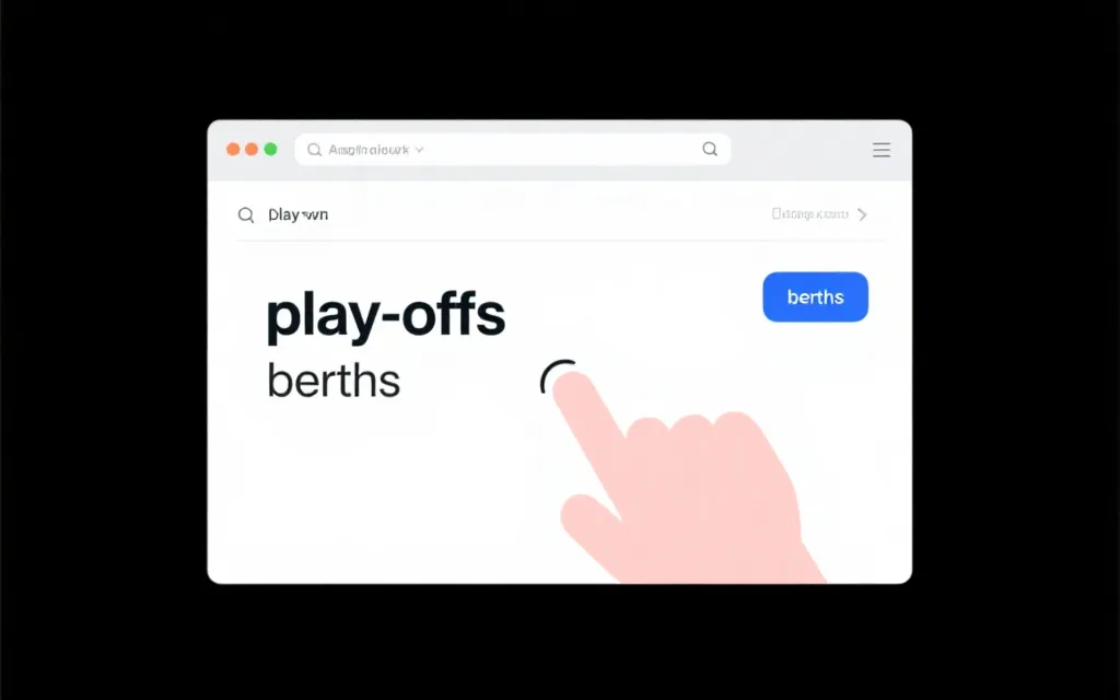 示意截图：在规则页面中用关键词定位 play-off、berths、regulations 下载区